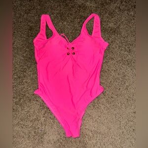 One piece Low back swim suit